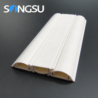 Gaine de câblage en PVC, protection de câbles électriques, protection de lignes ouvertes au sol, gaine de câblage