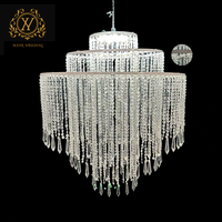 Nouveaux accessoires de mariage, luminaires de plafond sans assemblage requis, pour lustres de mariage, pour la décoration de scène dans les auditoriums d'hôtels