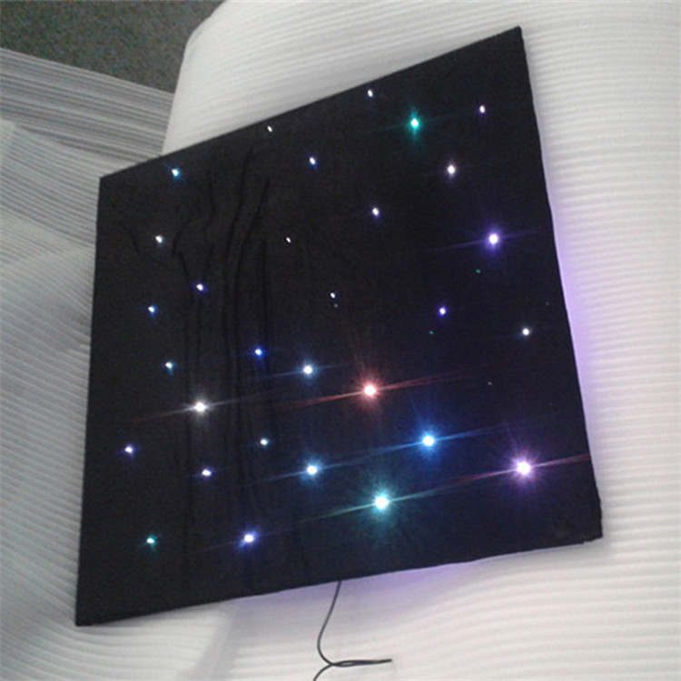 Fiber optic type 600x600 starry sky flickering star suspended children room ceiling panel lighting