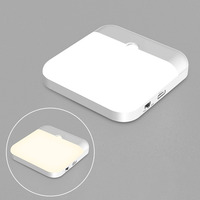 Lampe murale LED intelligente à détecteur de mouvement, induction automatique, magnétique, rechargeable par USB pour chevet, placard, escalier