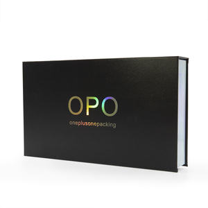 Caja de Regalo Holográfica con Logotipo Personalizado, Caja Magnética de Cartón Rígido, Embalaje de Papel Duro con Laminado Mate, Papel Recubierto con Cierre Magnético - Product Image 2