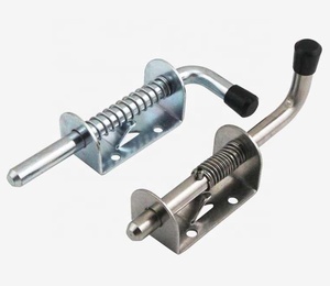 Nhiệm vụ nặng nề mùa xuân Thùng Bolt trượt Cổng an toàn khóa kim loại nạp chốt <span class=keywords><strong>Hasp</strong></span> <span class=keywords><strong>STAPLE</strong></span> cửa tủ bản lề cơ khí phần cứng - Product Image 1