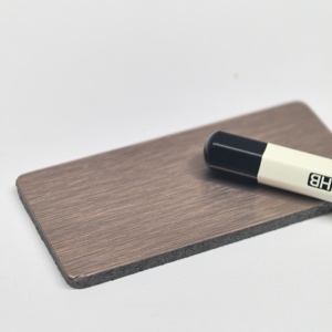 Chải vàng ACP tấm hiện đại chống cháy nhôm Composite Bảng điều chỉnh xây dựng mặt tiền bên ngoài ốp tường nội thất Bảng điều khiển ngoài trời - Product Image 6