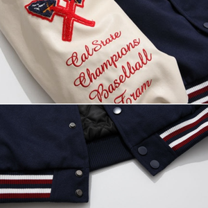 <span class=keywords><strong>Giacca</strong></span> Varsity LAYENNE di Alta Qualità per Uomo, con Ricami e Maniche in <span class=keywords><strong>Pelle</strong></span> PU, <span class=keywords><strong>Giacca</strong></span> Baseball Personalizzata con Lettere in Floccato - Product Image 3
