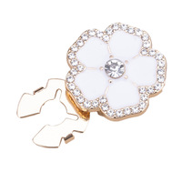 Nouveaux Boutons de Manchette et Boutons de Col en Alliage de Zinc Plaqué, Ornés de Diamants Colorés, Bijoux de Vêtements, Meilleures Ventes Transfrontalières