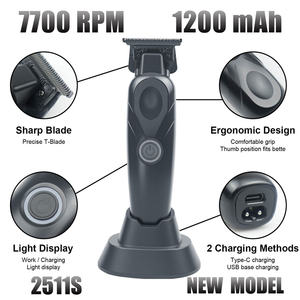 電動コードレスヘアトリマーマシンバーバーヘアクリッパー2025新モデルHClippersメーカーカスタマイズ - Product Image 3