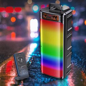 Kk-8202 2x8 30W Rechargeable <b>Bluetooth</b> Speaker With <b>Microphone</b> Portable Party Use - Product Image 6