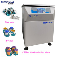 Centrífuga de Laboratorio de Alta Capacidad 5-5R, Modelo de Piso, 4*1000ml, 5330xg RCF Máx., 5500rpm, Uso Médico Clínico