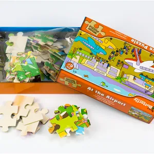Развивающие игрушки на заказ большой размер 48 шт. деревянные головоломки для детей