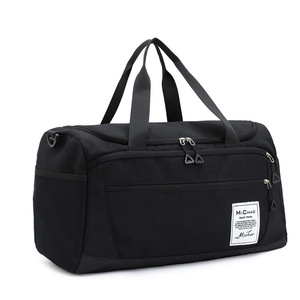 Bolsa de lona con logotipo personalizado de muestra gratis con material Oxford de diseño elegante y cierre de cremallera para viajeros - Product Image 2