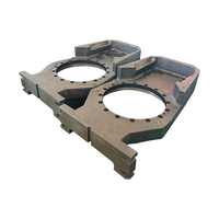 Service de fabrication de tôles métalliques pour structures industrielles en acier lourd, soudées, avec cadre en métal.