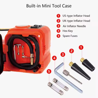 Kit de cric électrique portable pour voiture avec clé à chocs et pompe à pneus, cric hydraulique pour véhicule