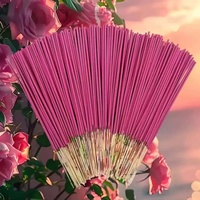 Bâtons d'encens en bambou parfumés à la rose naturelle, directement de l'usine, pour la maison, le salon, parfum d'ambiance, en vrac