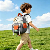 Sac à dos enfant imperméable et tendance, motif dessin animé, unisexe, pour 3-6 ans