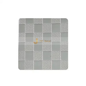 Li98 Foshan SS 304 201 Hoja de metal en relieve de acero inoxidable para decoración de paredes - Product Image 4