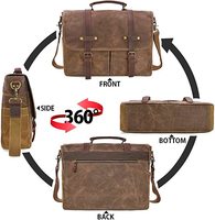 Personnaliser la mode décontracté matelassé toile cirée pas cher ordinateur portable Messenger épaule mallette de voyage ordinateur tactique sac à bandoulière