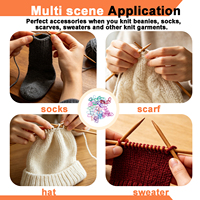 60 marqueurs de mailles en métal en forme de flèche, 10 couleurs, pour tricot et crochet, emballage personnalisé en gros