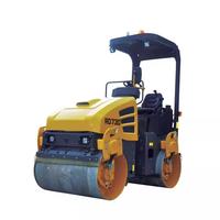 Petit compacteur de route hydraulique de 3 tonnes rouleau de route à double tambour RD730 en vente