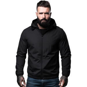 OEM Customized Logo Design Men's Slim Zipper <b>Jacket</b> for Spring Autumn Quick-Drying Casual Style with Front Logo Position - Product Image 4