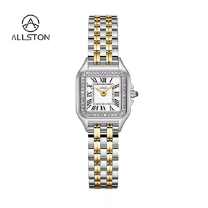 2026 New Women's Sport Luxury Antique Fashion Square Dial Quartz Watch Stainless Steel Band Alloy Case Lightweight Simple <strong>Roman</strong> - Product Image 3