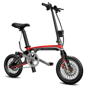 无维护可折叠胖自行车14英寸电动自行车折叠碳冷车电动自行车带隐藏电池