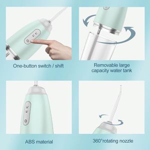 TAHATH Irrigador Bucal Eléctrico Portátil de Viaje, Impermeable IPX6, Recargable, Hilo Dental de Agua - Product Image 1