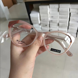 Bán buôn phong cách mới Lady Cat mắt kính Acetate khung Cat <span class=keywords><strong>Eye</strong></span> kính quang khung phụ nữ kính thời trang Cateye khung - Product Image 3