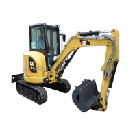 Gebrauchte Katze 303.5 Mini bagger zu verkaufen, gebrauchte Raupe Mini bagger 303 303.5 billige kleine Bagger