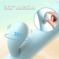 Vibrateur Lapin en Gros pour Femmes, Stimulateur Clitoridien Courbé Réaliste pour Point G, Masseur Nervuré Portable, Jouets Sexuels pour Adultes