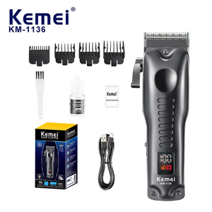 <span class=keywords><strong>Tondeuse</strong></span> à cheveux rechargeable KEMEI pour homme, <span class=keywords><strong>tondeuse</strong></span> vintage Km-1136, rasoir professionnel de <span class=keywords><strong>marque</strong></span>, <span class=keywords><strong>tondeuse</strong></span> pour salon de coiffure, fabriqué en Chine - Product Image 1