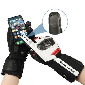 Batería de 7,4 V pantalla táctil a prueba de viento impermeable USB recargable eléctrico calentado cinco dedos ciclismo Motor bicicleta guantes - Product Image 2