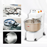 Nouveau Mélangeur à Spirale Industriel Automatique Grande Capacité en Acier Inoxydable 28,5 kg pour Boulangerie et Moulin à Farine avec 3 Vitesses