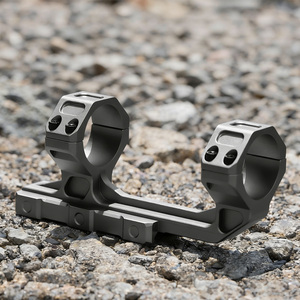 Support de lunette BANGBANG, support de lunette cantilever de 30 mm pour rail de 20 mm, hauteur centrale de 1,5 pouce pour la chasse en extérieur (gris) - Product Image 2