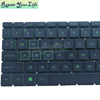Clavier rétroéclairé US pour HP Pavilion 15-DB 15-DR 250 255 G7 G8 15-DA 15-CX 15-CN 15-CS 15-DX 15-DK 15-CW avec touches vertes