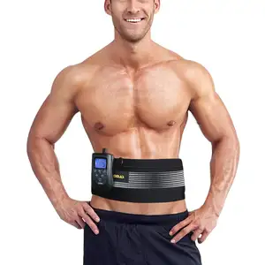 Electric Exercise Belt, Electric Exercise Heat Loss Weight Vibrating Shape  Slimming Massage Belt Fat Burner Waist Trimmer Shaper Belt for Body