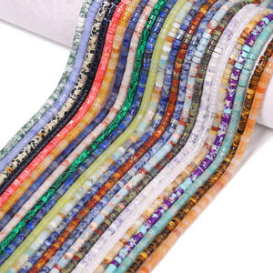 2*4MM Natural <span class=keywords><strong>semipreciosa</strong></span> plana redonda <span class=keywords><strong>piedra</strong></span> preciosa disco rueda en forma de Rondelle espaciador <span class=keywords><strong>piedra</strong></span> cuentas piedras para la fabricación de joyas - Product Image 1