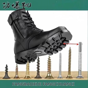 Botas Tácticas Personalizables para Hombre con Logotipo, Punta Redonda, Antideslizantes, Altura al Tobillo, para Invierno, Verano y Otoño - Product Image 2