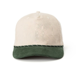 Casquettes de baseball classiques en velours côtelé à 5 panneaux pour sports de plein air, style streetwear, avec logo brodé et cordon en velours côtelé personnalisé - Product Image 3