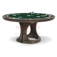 Table de poker de table commerciale de luxe 6 places avec mélangeur Vente directe à prix de gros