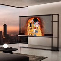 Écran OLED transparent personnalisé de 77 pouces, panneau OLED transparent, téléviseur OLED transparent, écran transparent 4K, écran OLED transparent