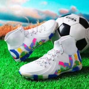OEM Hombres de tobillo alto Deportes <span class=keywords><strong>Turf</strong></span> Interior/Exterior Fútbol <span class=keywords><strong>Botas</strong></span> de fútbol Nueva malla Estilos baratos TPU <span class=keywords><strong>Suela</strong></span> Zapatos de entrenamiento para el invierno - Product Image 6