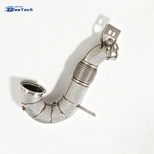 ท่อดาวน์ไปป์สแตนเลส 304 สำหรับรถแข่ง Mercedes Benz GT50 GT53 E53 GLE53 CLS53 M256 3.0L Turbo ระบบไอเสียไหลสูง - Product Image 1