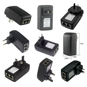 Европейский 12V 15V 24V 48V 1A 0.5A адаптер <span class=keywords><strong>Rj45</strong></span> Lan разъем Poe для камеры инжектор настенный штекер сплиттер адаптер - Product Image 4