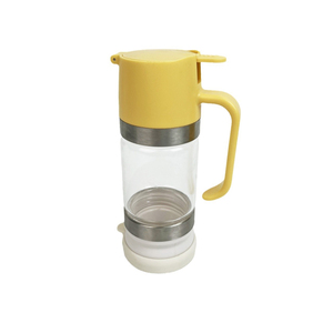 Distributeur de miel en verre durable de 300 ml avec poignée, pot à miel transparent anti-goutte, bouteille de miel anti-fuite à pression pour pain - Product Image 1
