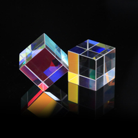 Prisma X-Cube BK7 de Fábrica de Cuatro/Seis Colores 20x20x20mm con Recubrimiento AR para Proyectores y Uso Decorativo