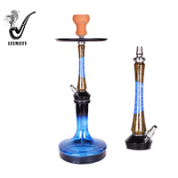 Boîte-cadeau en alliage d'aluminium poli avec finition vieillie, narguilé Argileh, chicha, pot à fumer, ensemble de narguilé de luxe de haute qualité