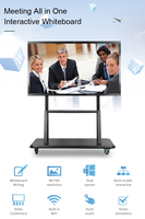 Écran led tactile connecté tout-en-un, moniteur led interactif 2k ir, 43 pouces, 20 points