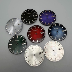 Nuevo Reloj con Esfera Personalizada de 35 mm, Esfera Esmaltada con Efecto Rayos de Sol, Sin Luminosidad, Compatible con el Movimiento NH35 - Product Image 3