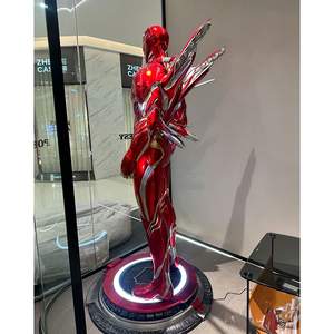 Figura de Acción de Iron Man MK50 de Tamaño Real en Oferta, Estatua de Iron Man Invencible de Fibra de Vidrio de Tamaño Real - Product Image 1