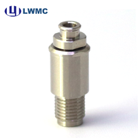 Conector de Módulo RF de Microondas para Equipo de Comunicación Móvil de Estación Base, Montaje en Panel Hembra de 2.92mm para Cable de 0.086mm